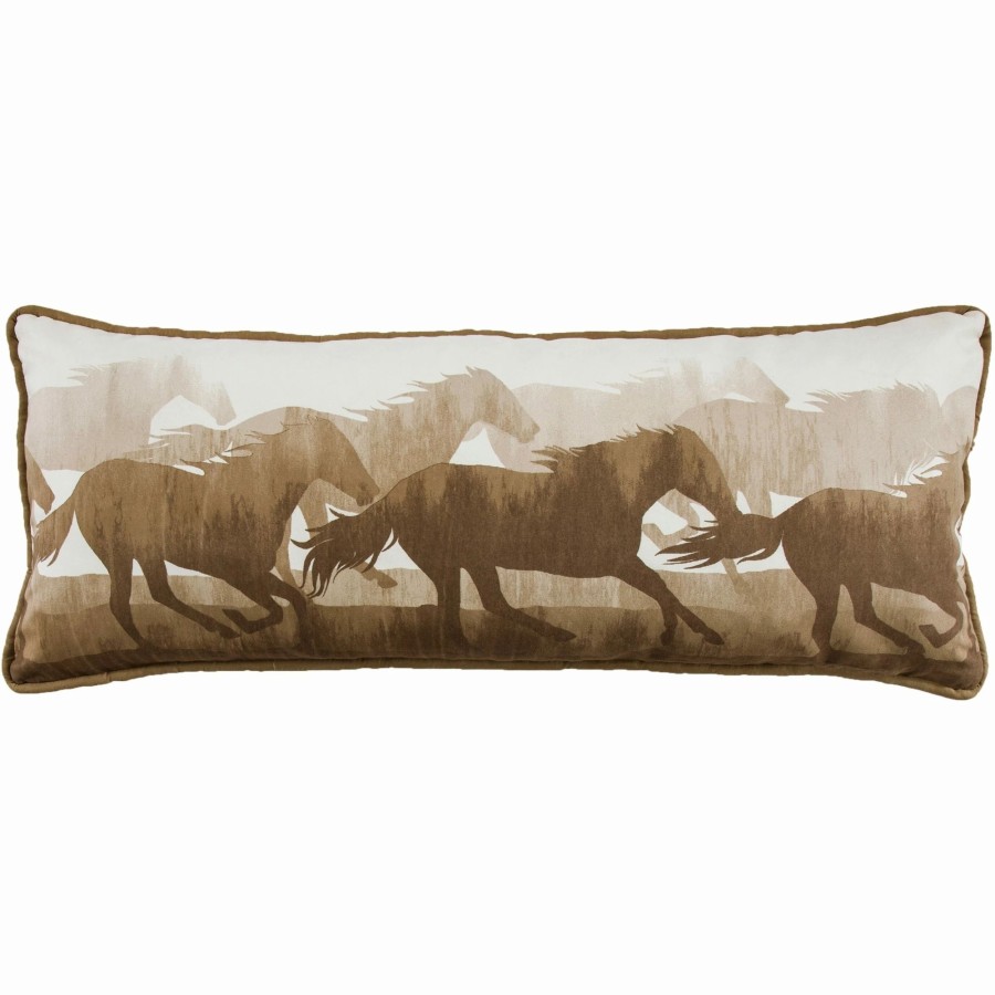 Home Goods * | Budget Hiend Accents Running Horse Western Body Pillow, 14 36