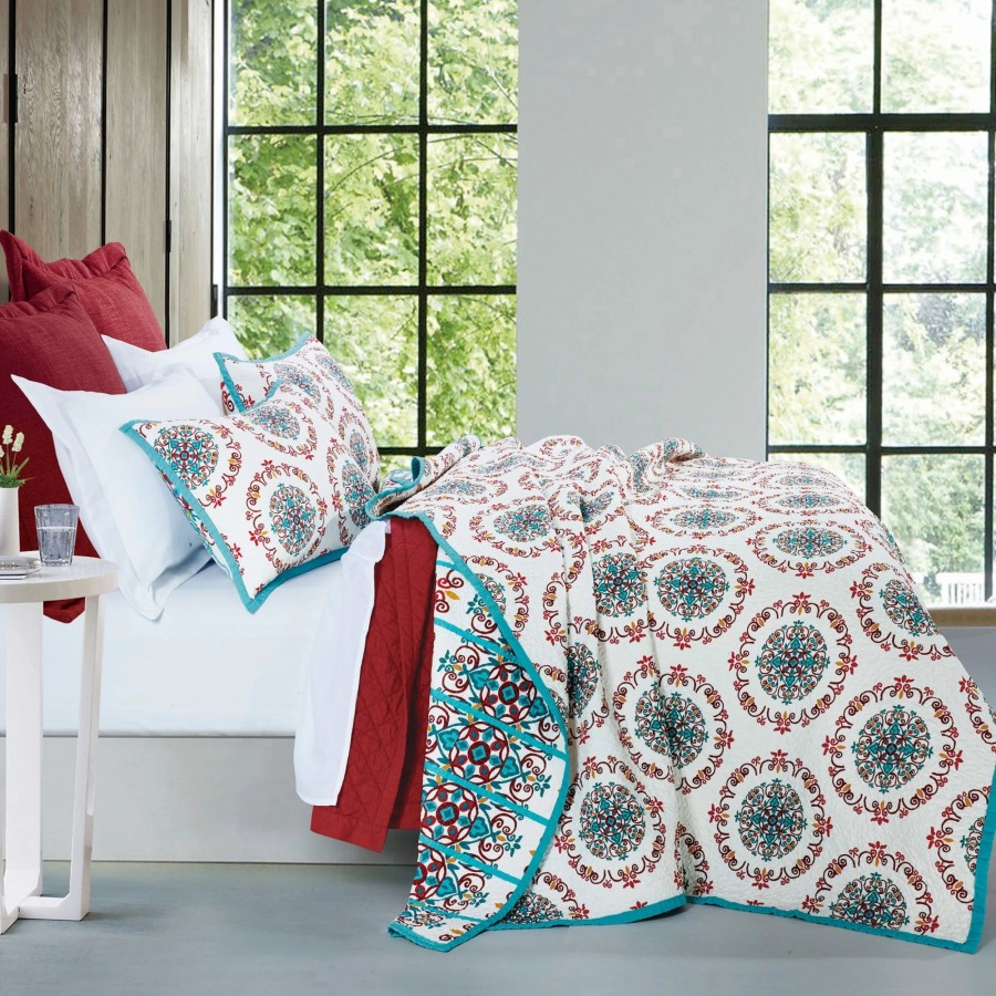 Bedding * | Top 10 Hiend Accents Sonora Quilt Set