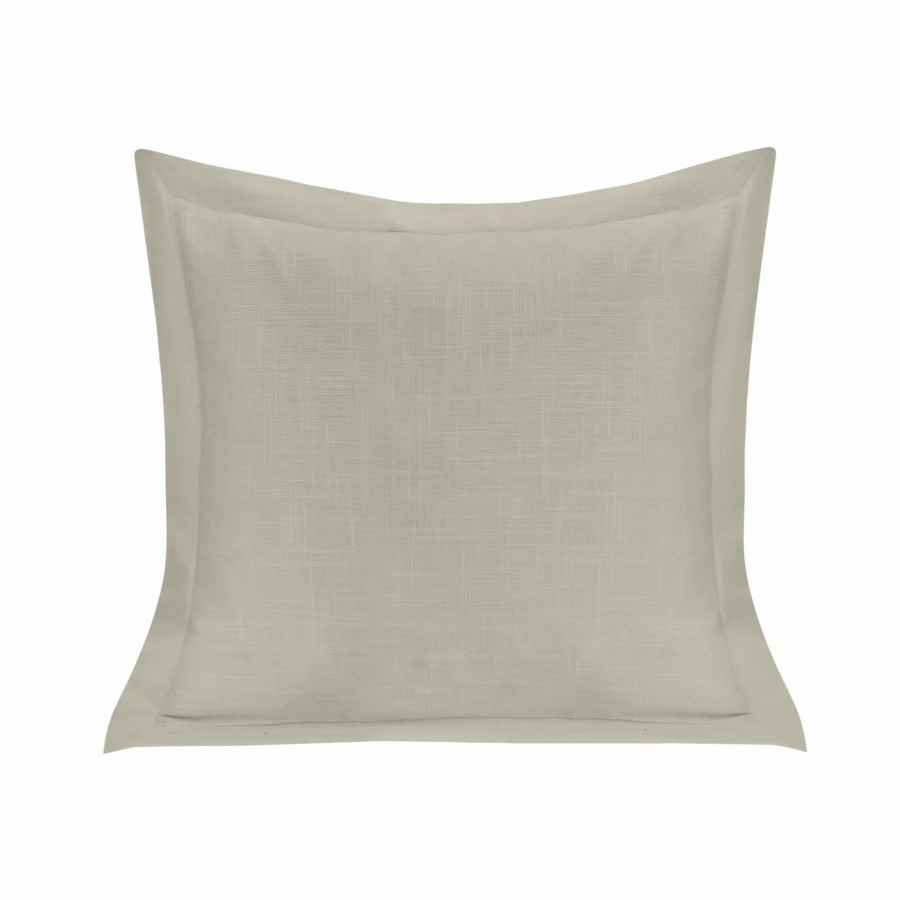 Home Goods * | Buy Hiend Accents Luna Single Flanged Washed Linen Pillow, 20 X20