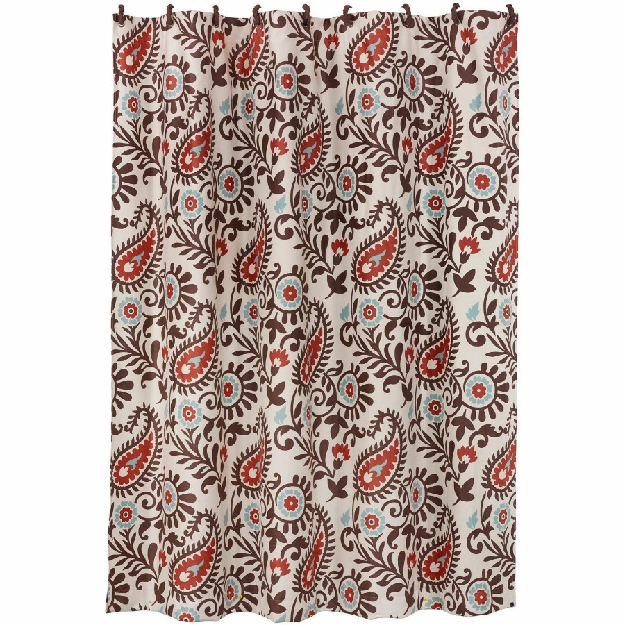 Bedding * | Budget Hiend Accents Rebecca Shower Curtain, 72 72