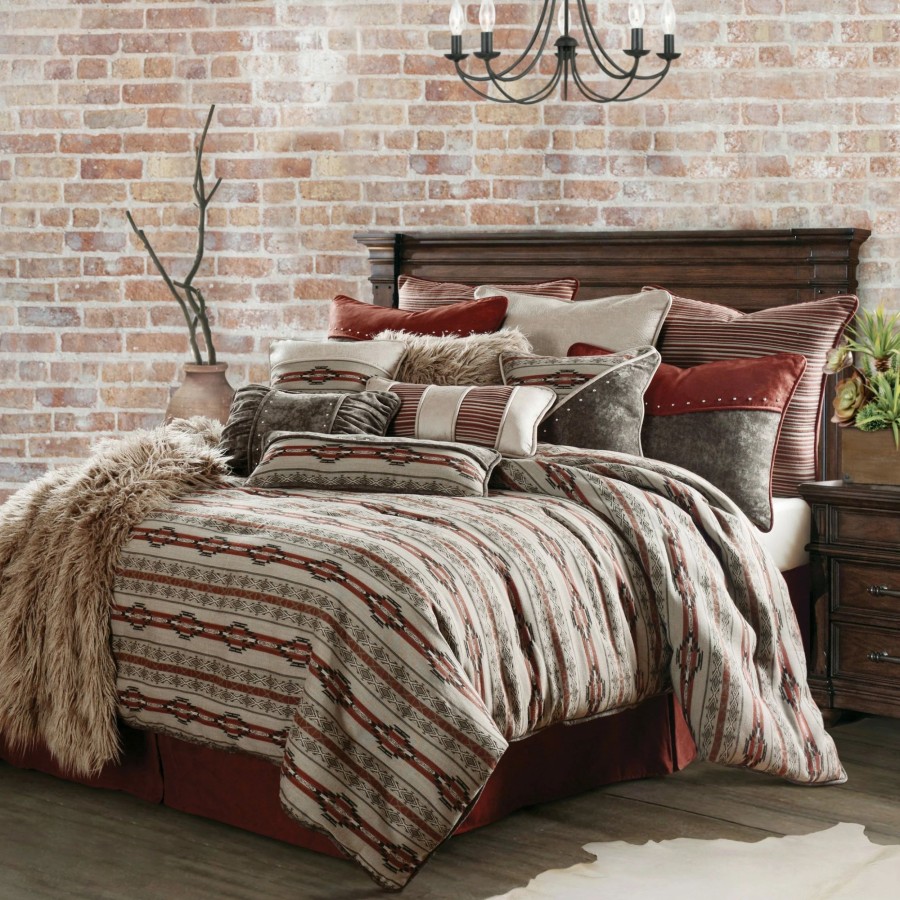 Bedding * | Best Sale Hiend Accents 4-Piece Silverado Comforter Set