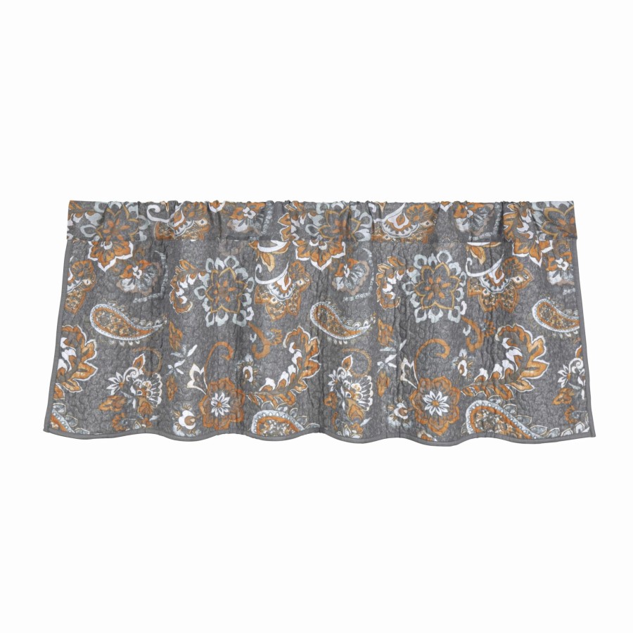 Home Goods * | Deals Hiend Accents Abbie Quilted Valance