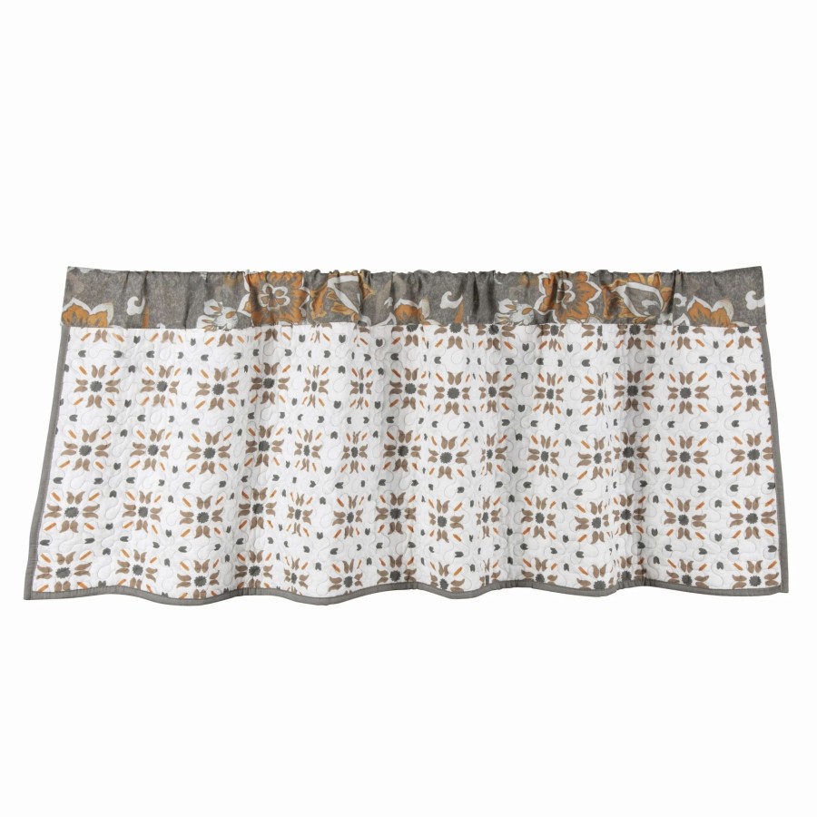 Home Goods * | Deals Hiend Accents Abbie Quilted Valance