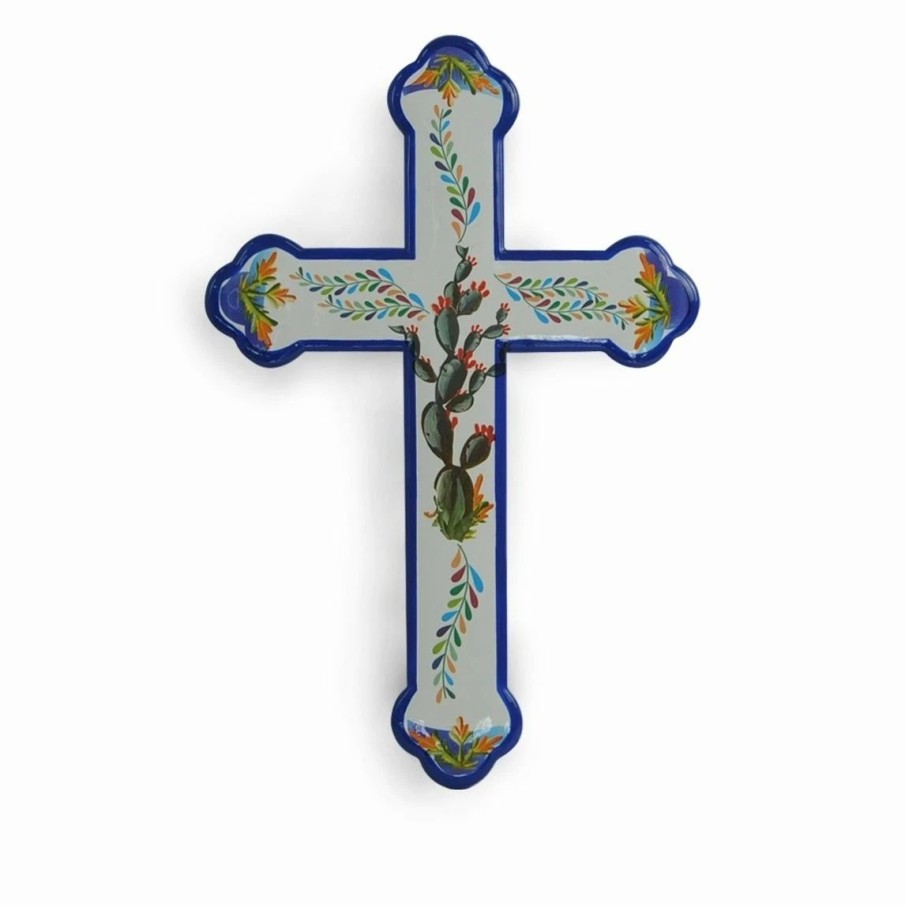 Inspirational Art * | Buy Hiend Accents Spanish Style Cross Wall Hanging,16 11